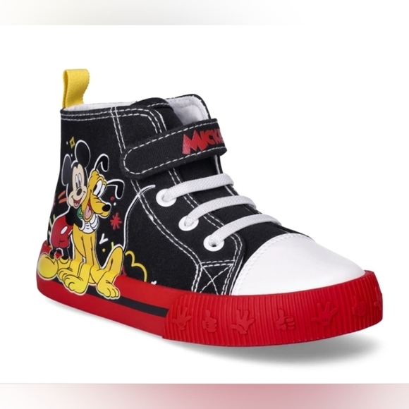 Disney Mickey Mouse High Top Sneakers size 9 NWT - Picture 3 of 9